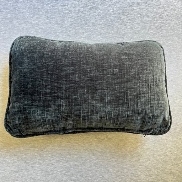 Jungle Elephant Monkey Botanical Pillow Green 13" x 8" - Picture 2 of 6